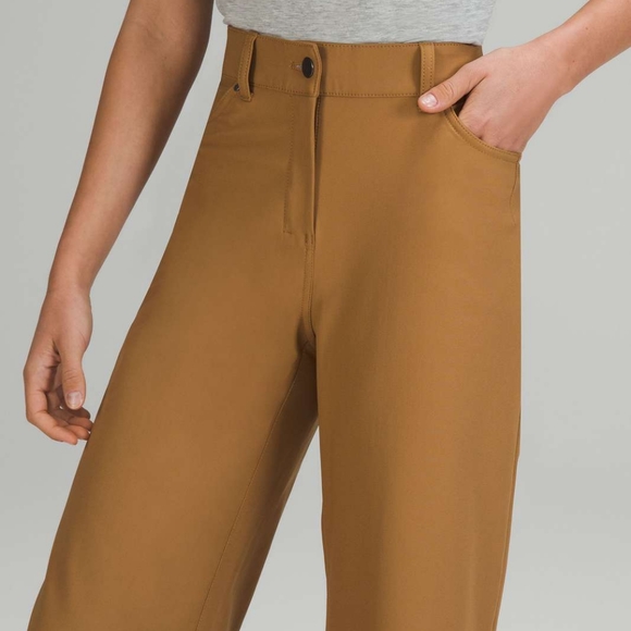 Lululemon 2021 City Sleek 5 Pocket Wide Leg High Rise Pant Size 27 - Picture 11 of 11